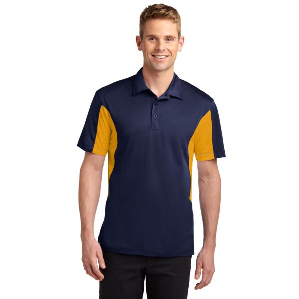 Side Blocked Micropique Sport Wick ® Polo Thumbnail